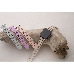 アップルウォッチ バンド シリコン レース おしゃれ レディース 女性 くすみカラー かわいい 大人 ラバー 38 40 41 42 apple watch 10 9 8 7 6 5 4 3 2 1 se ブランド empire - empire