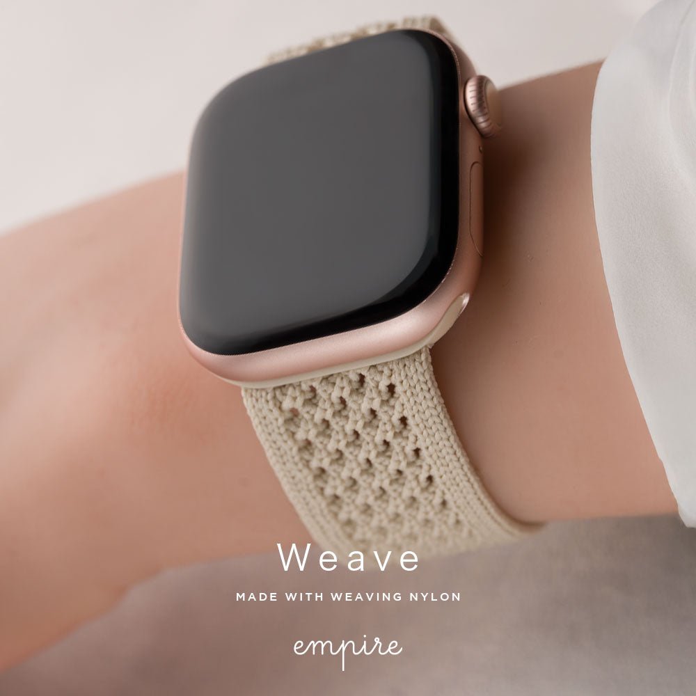 アップルウォッチ バンド ナイロン おしゃれ レディース 女性 くすみカラー かわいい 大人 38 40 41 42 apple watch 10 9 8 7 6 5 4 3 2 1 se ブランド empire - empire