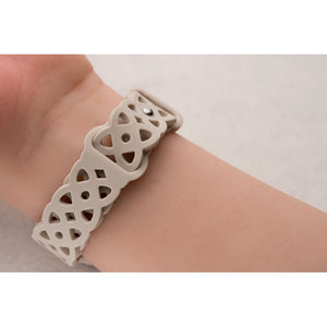 アップルウォッチ バンド シリコン レース おしゃれ レディース 女性 くすみカラー かわいい 大人 ラバー 38 40 41 42 apple watch 10 9 8 7 6 5 4 3 2 1 se ブランド empire - empire