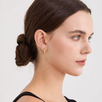 画像をギャラリービューアに読み込む, E036 痛くない イヤリング 大人 高見え 金属アレルギー ニッケルフリー 可愛い レディース ゴールド empire - empire
