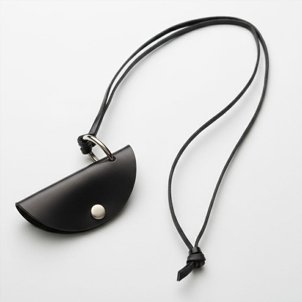 栃木レザー 日本製 キーケース クロシェット チャーム レザー ネックレス バッグ 人気 おしゃれ シンプル 大人 ファッション ブラック ブラウン ロング 可愛い ブランド empire - empire