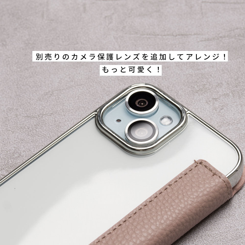 背面クリア 手帳型 推し活 クリアケース iPhone16 iPhone15 iPhone14 ケース シルバー 透明 クリア アイフォン アレンジ カスタム カバー シンプル 大人かわいい スマホケース レディース 女性 収納 カード 推しカラー ブランド