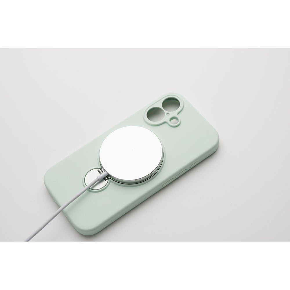 iPhone16 ケース MagSafe 360度回転 スタンド リング シリコン 大人 かわいい おしゃれ カバー スマホケース - empire