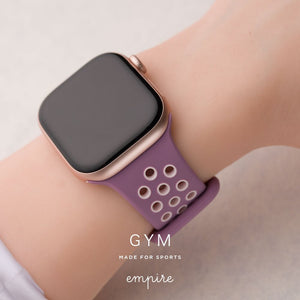 アップルウォッチ バンド シリコン 夏用 スポーツ se Apple Watch スポーツバンド ベルト 49mm 46mm 44mm 45mm 40mm 41mm 42mm 38mm 腕時計 レディース メンズ applewatch 防水 - empire