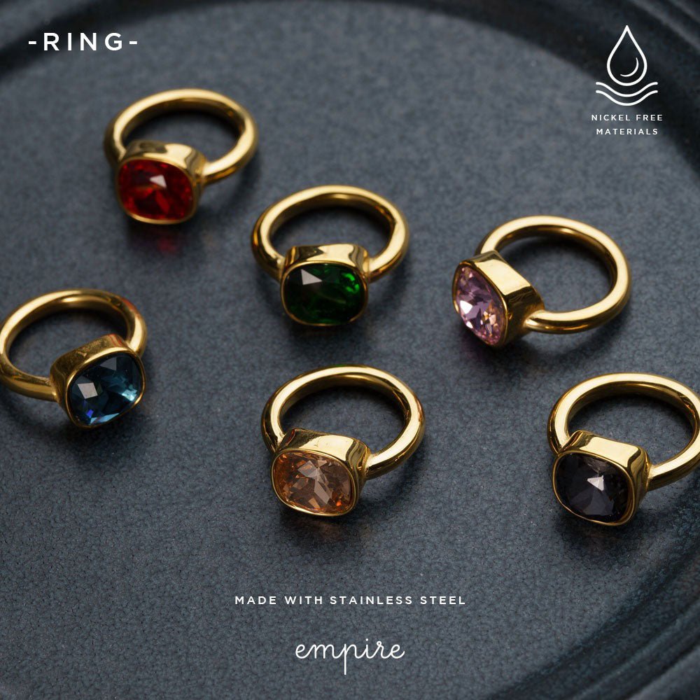 人工水晶 リング Stone Ring - empire