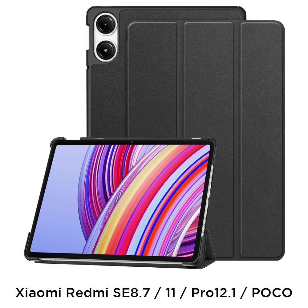 Xiaomi Redmi Pad SE 8.7 11 POCO Pad ケース タブレット カバー PU レザー PC 耐衝撃 保護 シンプル スタンド マグネット シャオミ シャオミー レドミー プロ - empire