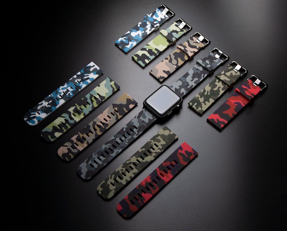 Camouflage Silicone for Apple Watch - empire