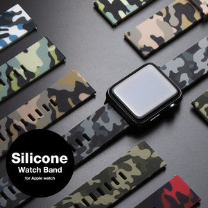 Camouflage Silicone for Apple Watch - empire