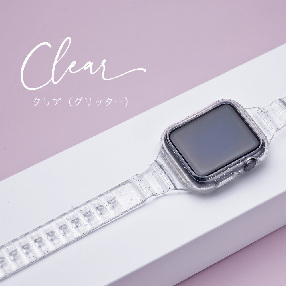 Slim TPU カバー 一体型 バンド for Apple Watch - empire